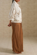 ECRU ARCHITECT SHACKET BLOUSE