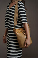 LIGHT BROWN THE CARAVAN BUCKET BAG