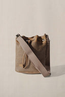 LIGHT BROWN THE CARAVAN BUCKET BAG
