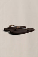 BROWN SEASHELL SLIPPERS
