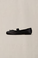 BLACK DUSK SATIN PUMPS